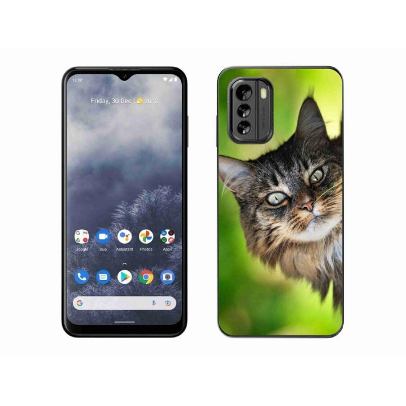 Gelový kryt mmCase na mobil Nokia G60 5G - kočka 3