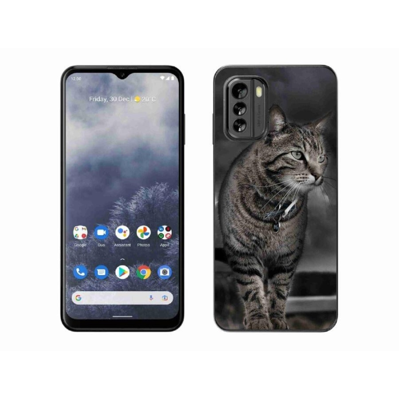 Gelový kryt mmCase na mobil Nokia G60 5G - kočka