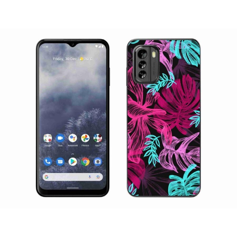 Gelový kryt mmCase na mobil Nokia G60 5G - květiny 1