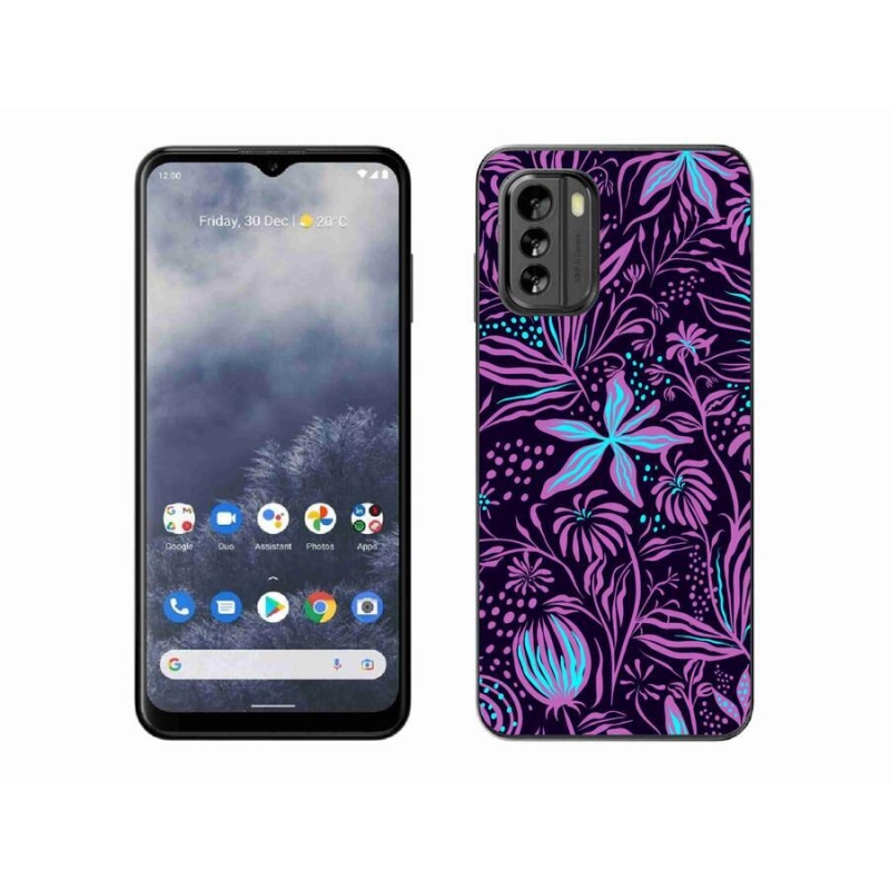 Gelový kryt mmCase na mobil Nokia G60 5G - květiny 2