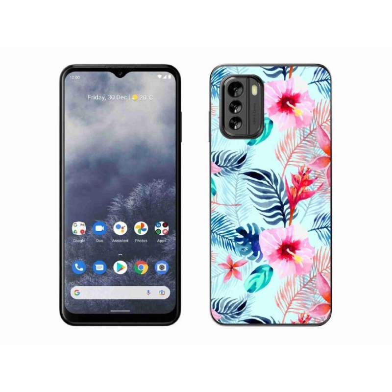 Gelový kryt mmCase na mobil Nokia G60 5G - květiny