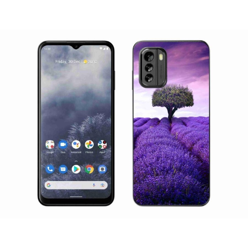 Gelový kryt mmCase na mobil Nokia G60 5G - levandulová louka