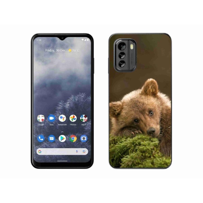 Gelový kryt mmCase na mobil Nokia G60 5G - medvěd