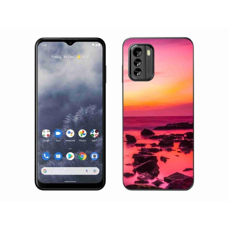 Gelový kryt mmCase na mobil Nokia G60 5G - moře a záře