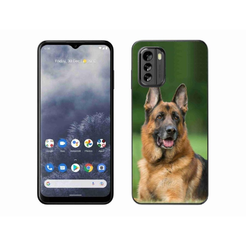 Gelový kryt mmCase na mobil Nokia G60 5G - německý ovčák