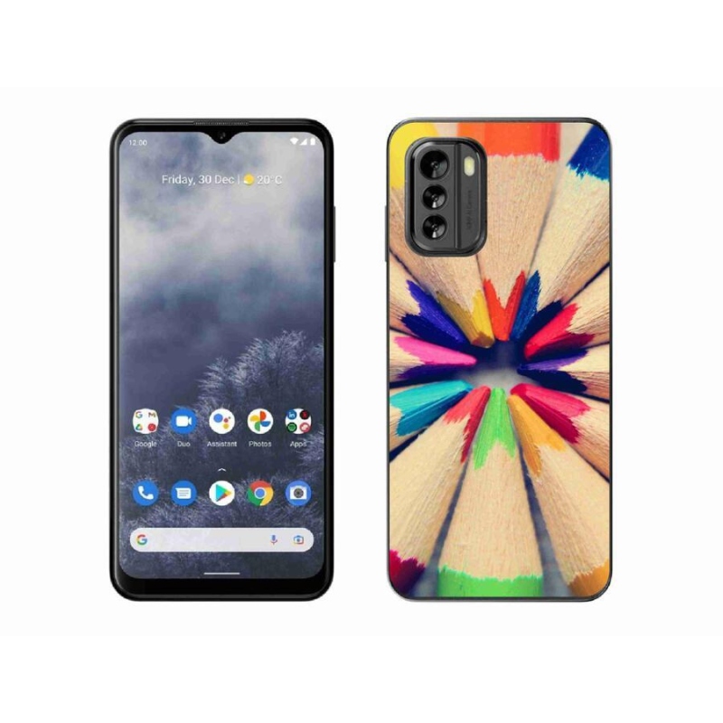 Gelový kryt mmCase na mobil Nokia G60 5G - pastelky
