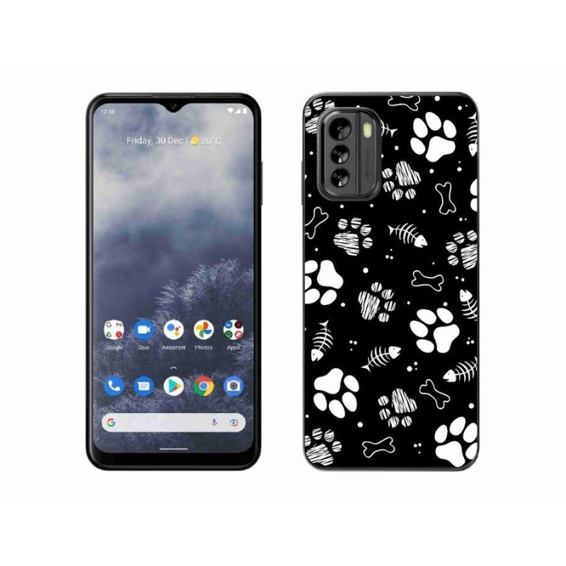Gelový kryt mmCase na mobil Nokia G60 5G - psí tlapky