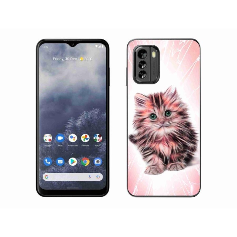 Gelový kryt mmCase na mobil Nokia G60 5G - roztomilé kotě