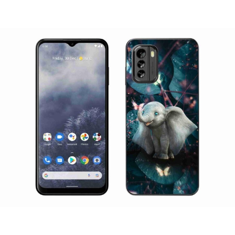 Gelový kryt mmCase na mobil Nokia G60 5G - roztomilý slon