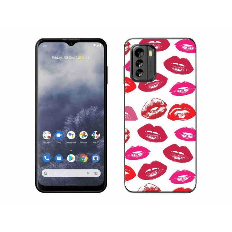 Gelový kryt mmCase na mobil Nokia G60 5G - rty