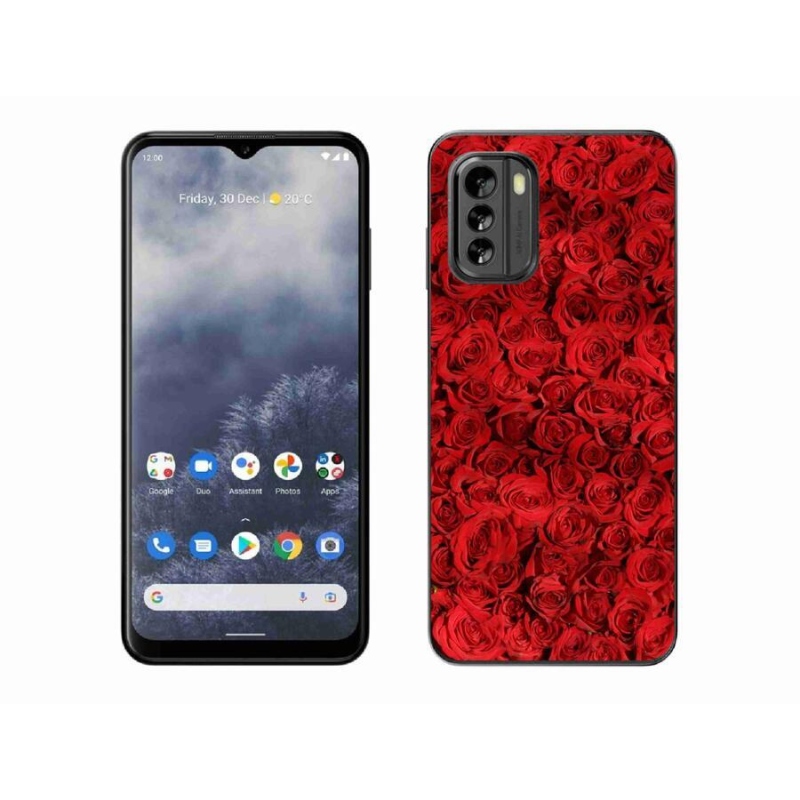 Gelový kryt mmCase na mobil Nokia G60 5G - růže