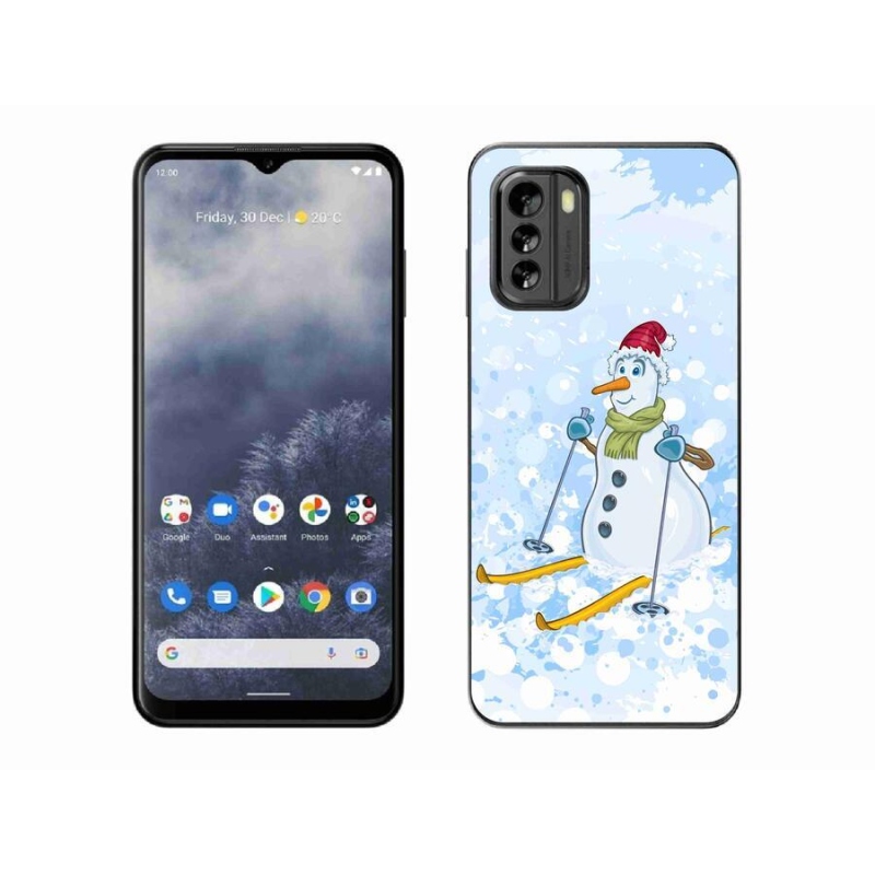 Gelový kryt mmCase na mobil Nokia G60 5G - sněhulák