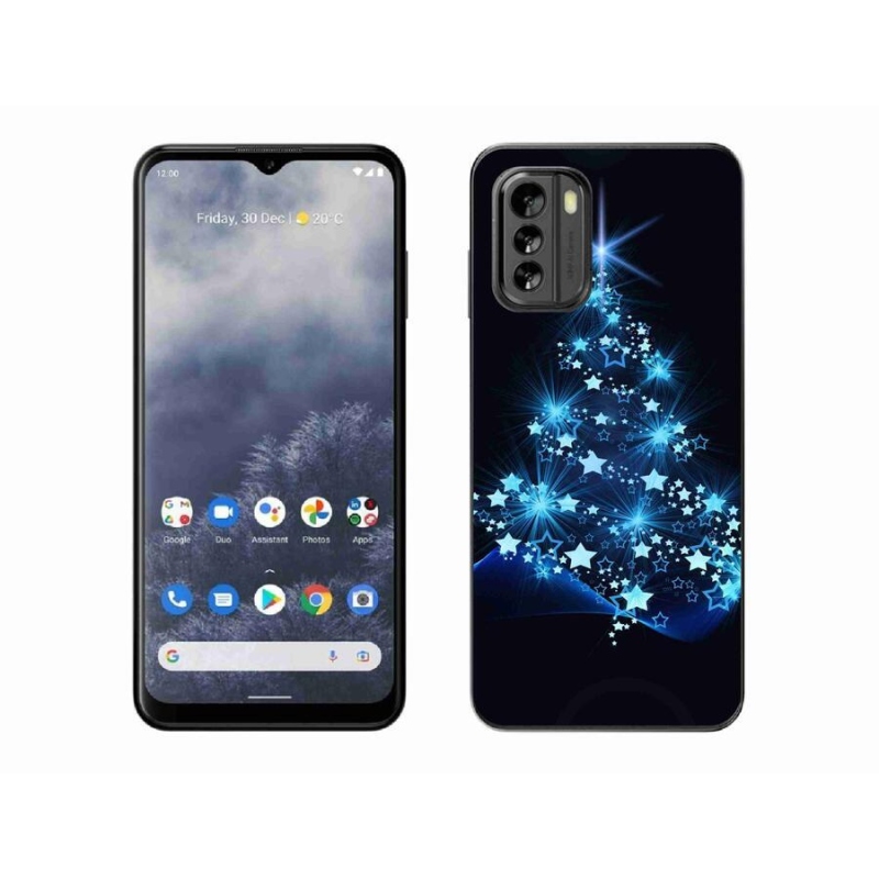 Gelový kryt mmCase na mobil Nokia G60 5G - vánoční stromek