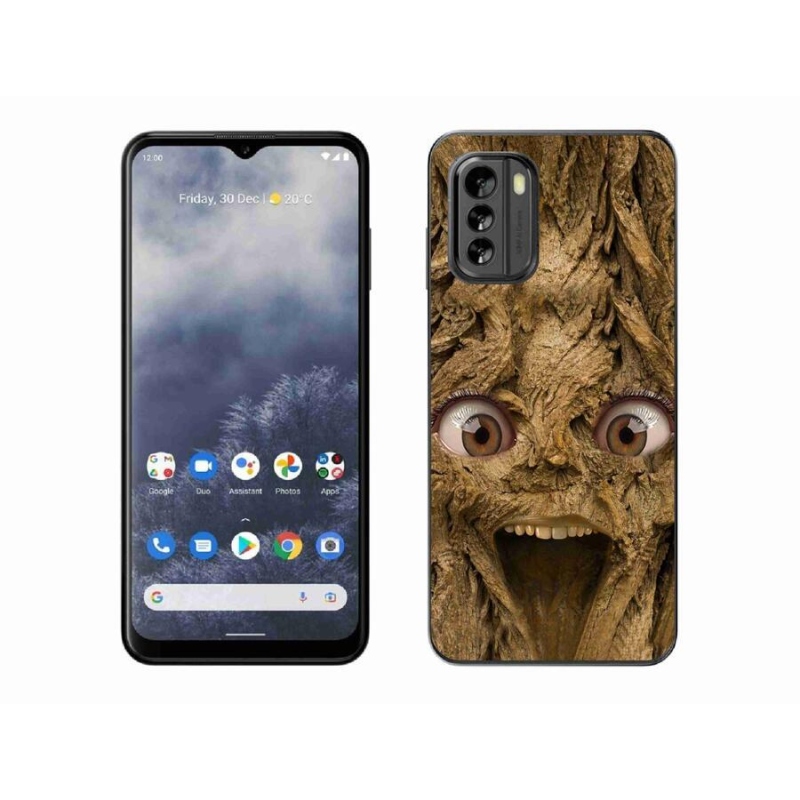 Gelový kryt mmCase na mobil Nokia G60 5G - veselý strom s očima