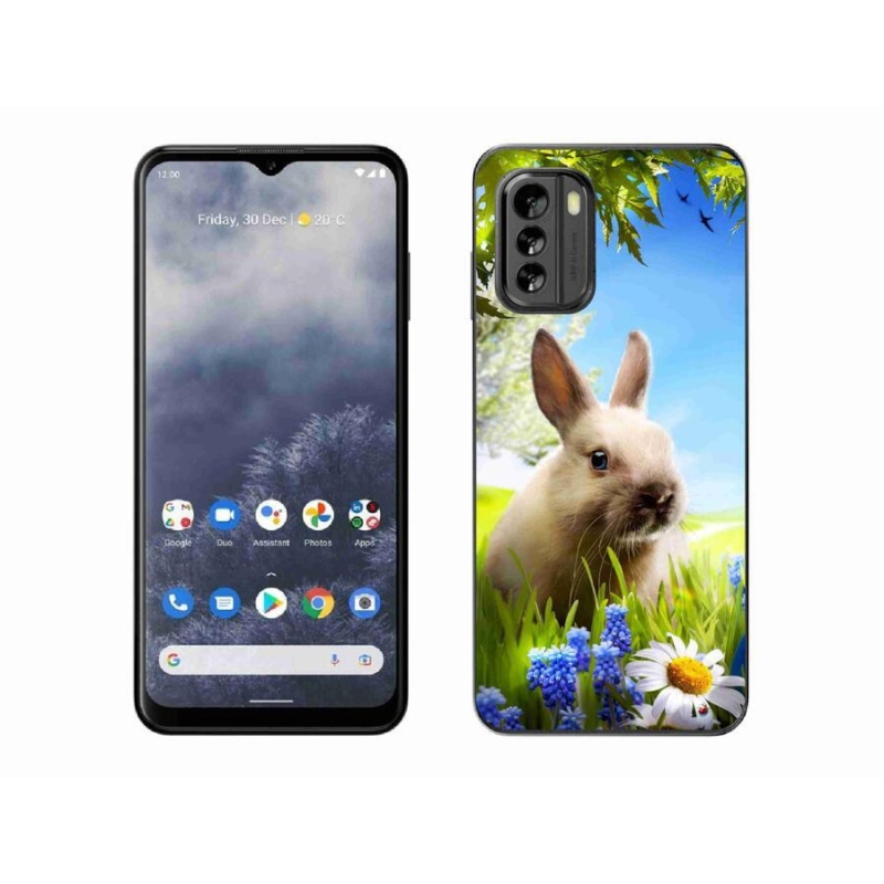 Gelový kryt mmCase na mobil Nokia G60 5G - zajíček