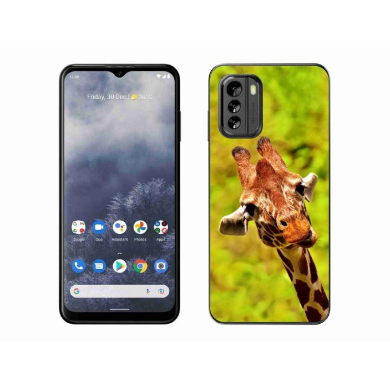 Gelový kryt mmCase na mobil Nokia G60 5G - žirafa