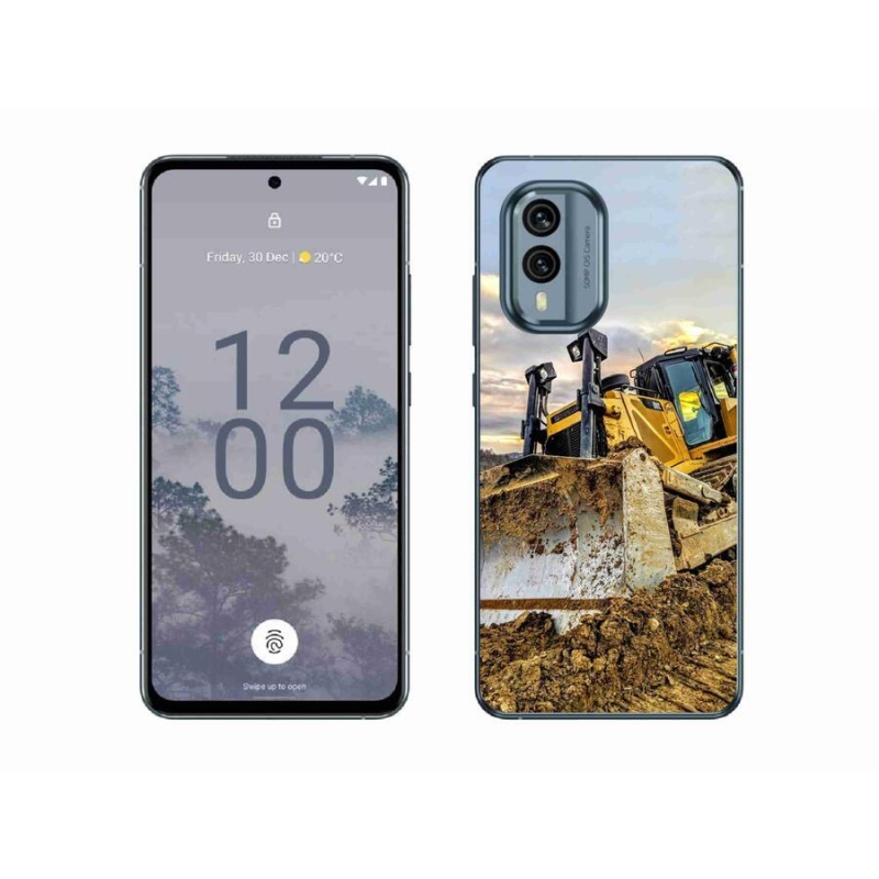 Gelový kryt mmCase na mobil Nokia X30 5G - bagr