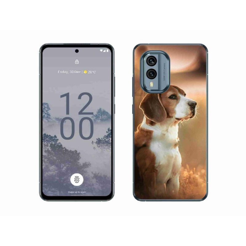 Gelový kryt mmCase na mobil Nokia X30 5G - bígl