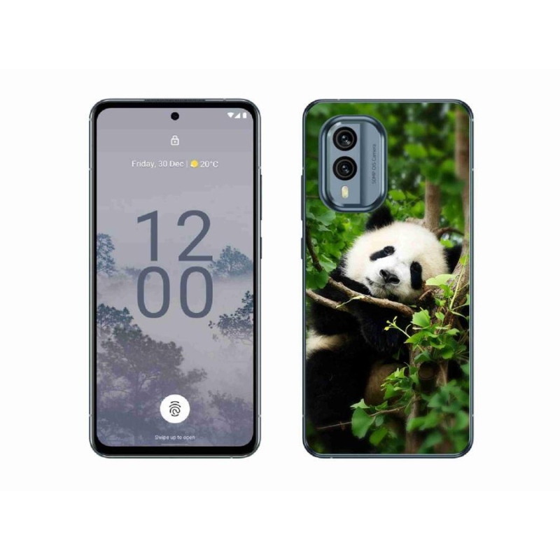 Gelový kryt mmCase na mobil Nokia X30 5G - panda