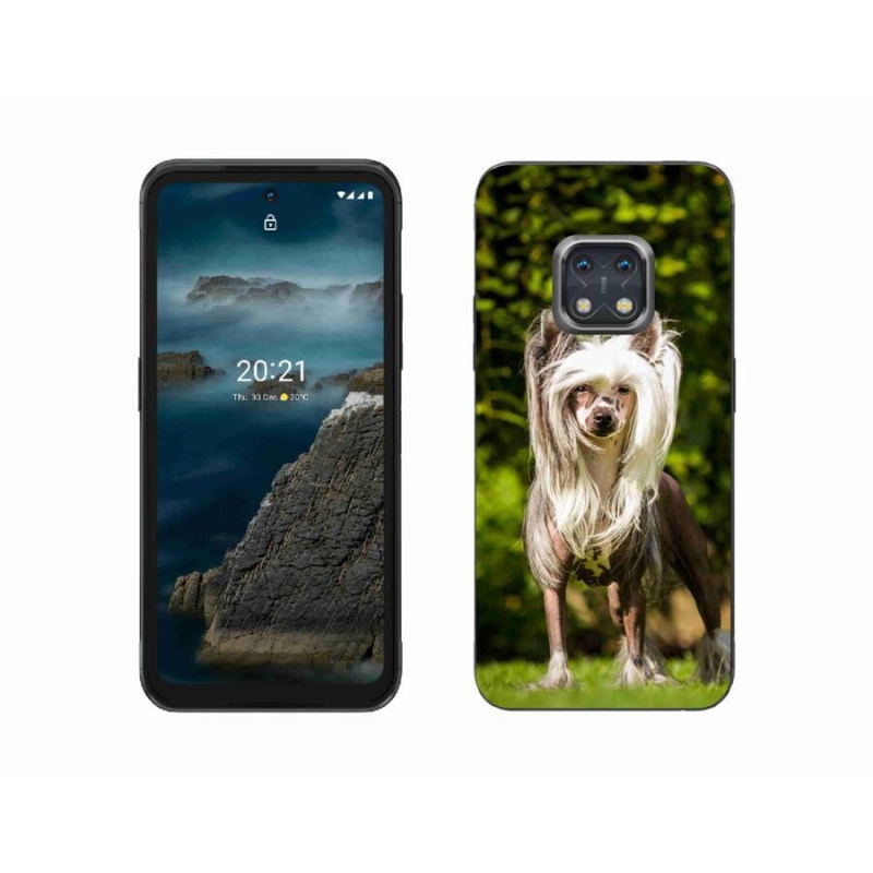Gelový kryt mmCase na mobil Nokia XR20 - čínský chocholatý pes