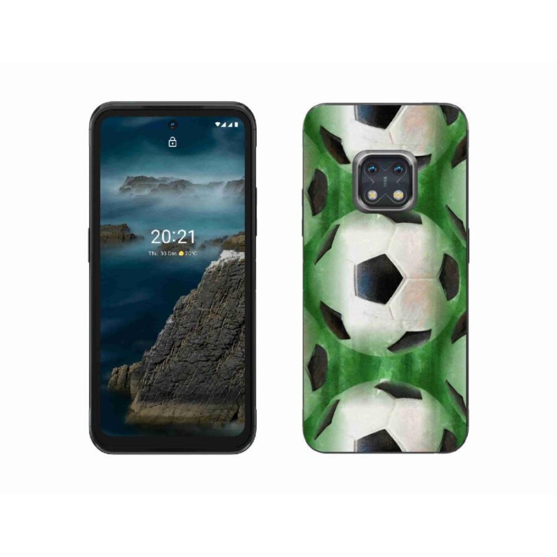 Gelový kryt mmCase na mobil Nokia XR20 - fotbalový míč