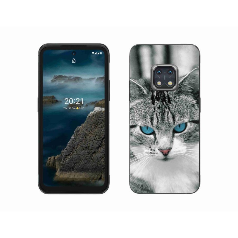 Gelový kryt mmCase na mobil Nokia XR20 - kočičí pohled 1