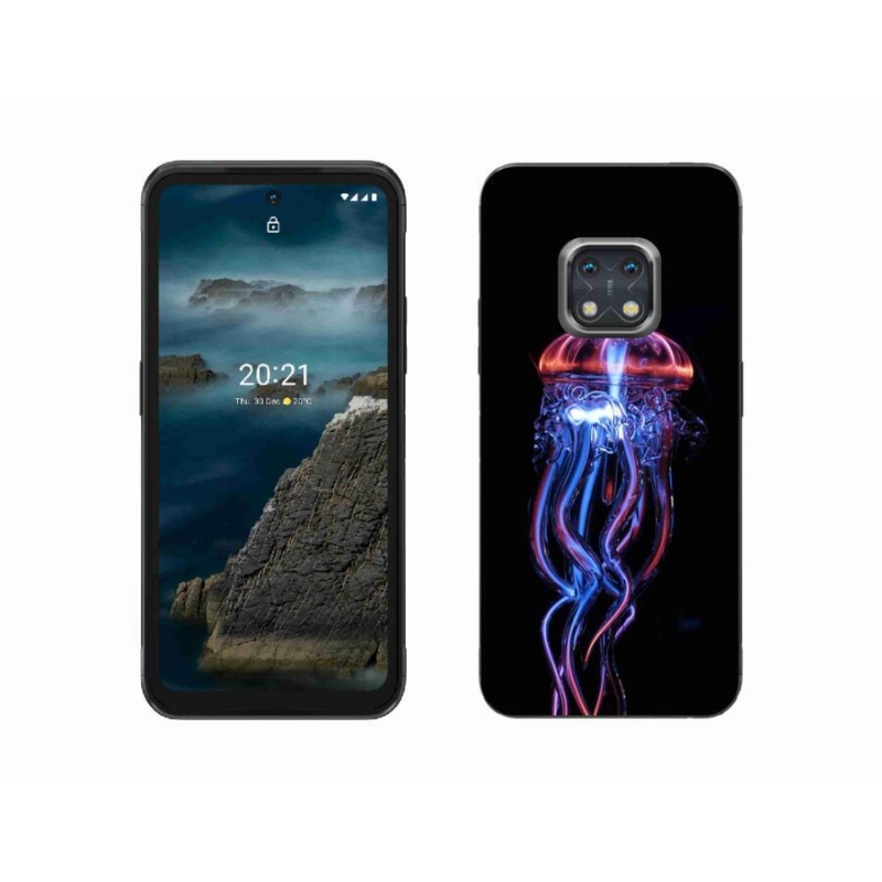 Gelový kryt mmCase na mobil Nokia XR20 - medúza