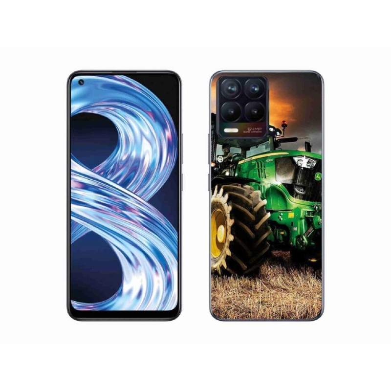 Gelový kryt mmCase na mobil Realme 8 4G - traktor