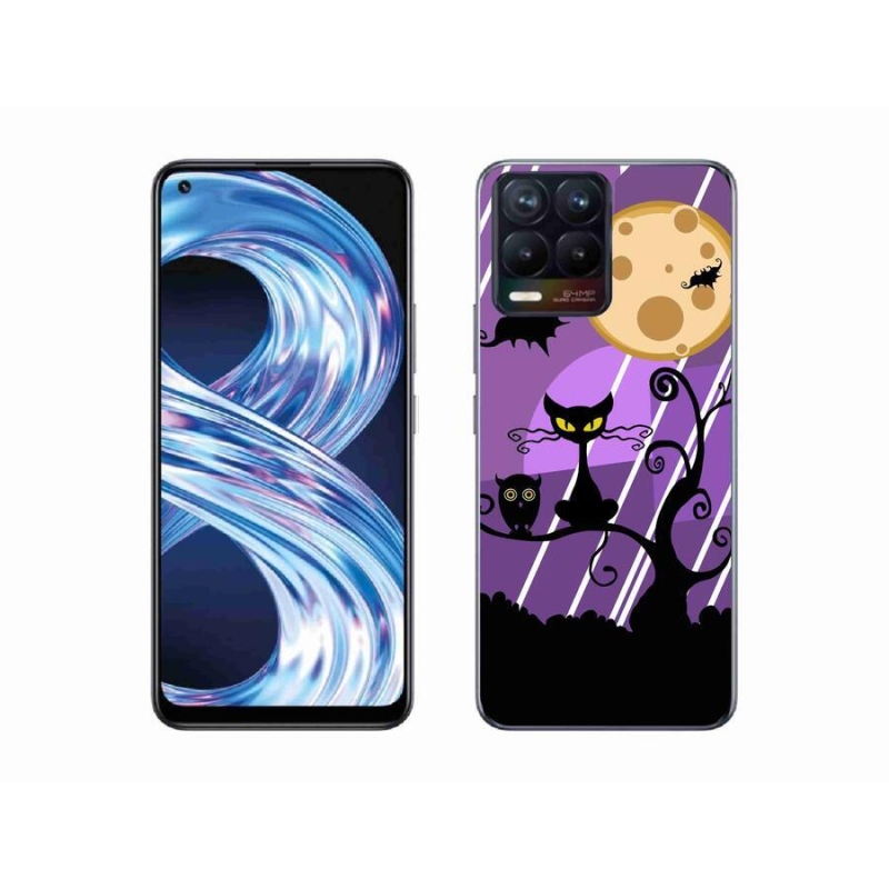 Gelový kryt mmCase na mobil Realme 8 Pro - halloween