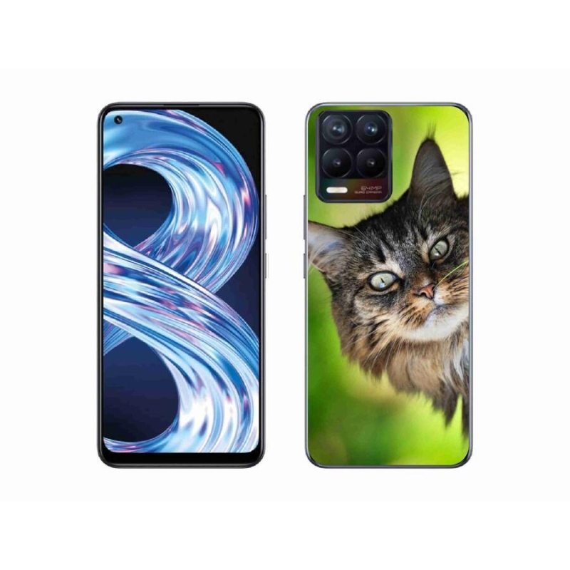 Gelový kryt mmCase na mobil Realme 8 Pro - kočka 3