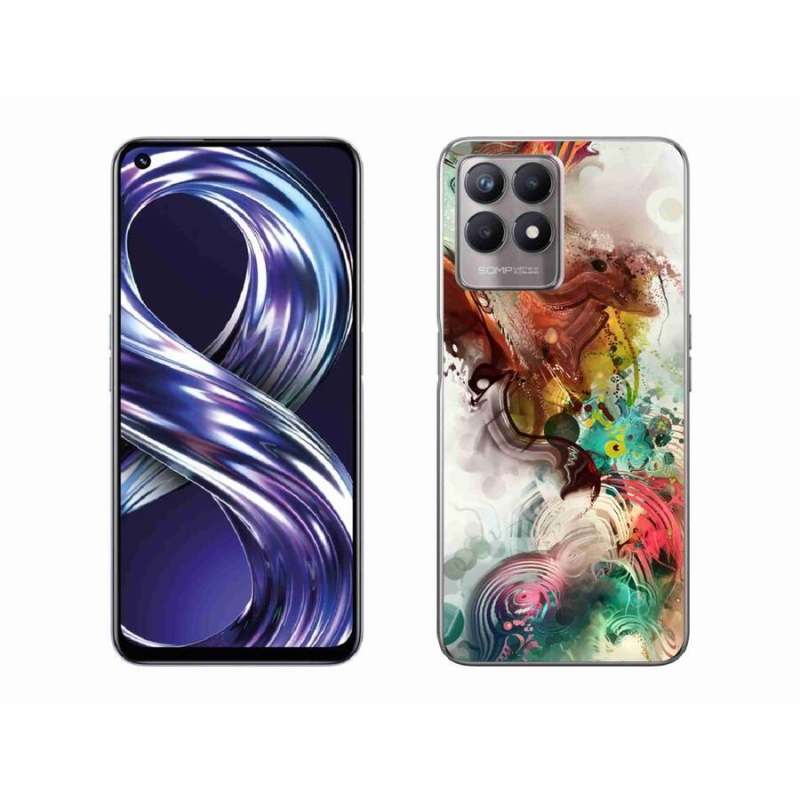 Gelový kryt mmCase na mobil Realme 8i - abstrakt 1