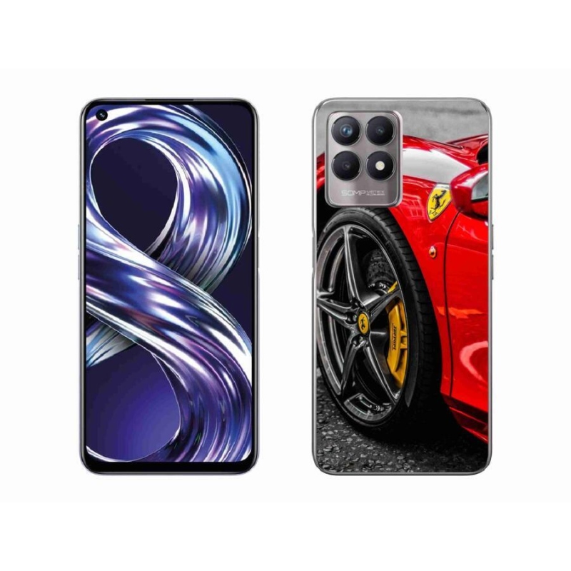 Gelový kryt mmCase na mobil Realme 8i - auto 1