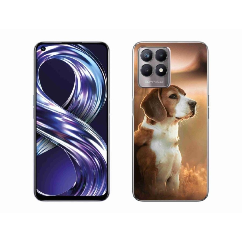 Gelový kryt mmCase na mobil Realme 8i - bígl