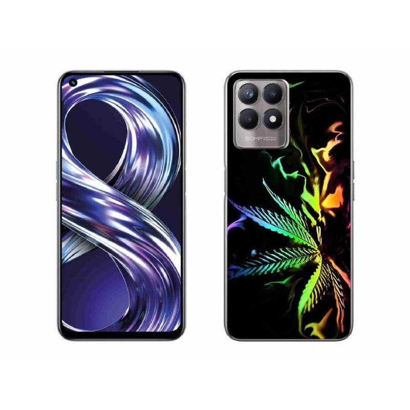 Gelový kryt mmCase na mobil Realme 8i - konopí 2