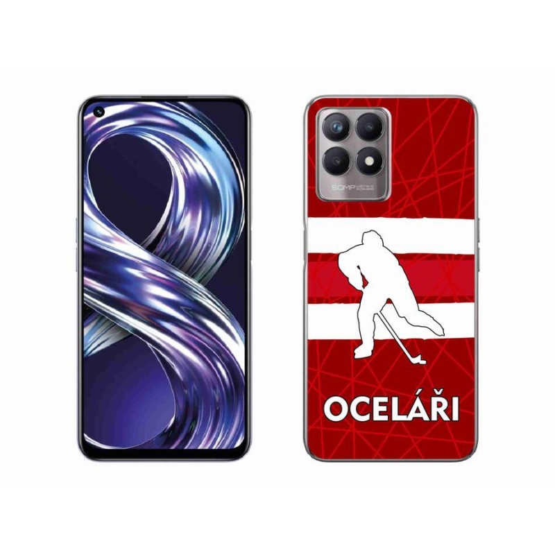 Gelový kryt mmCase na mobil Realme 8i - Oceláři