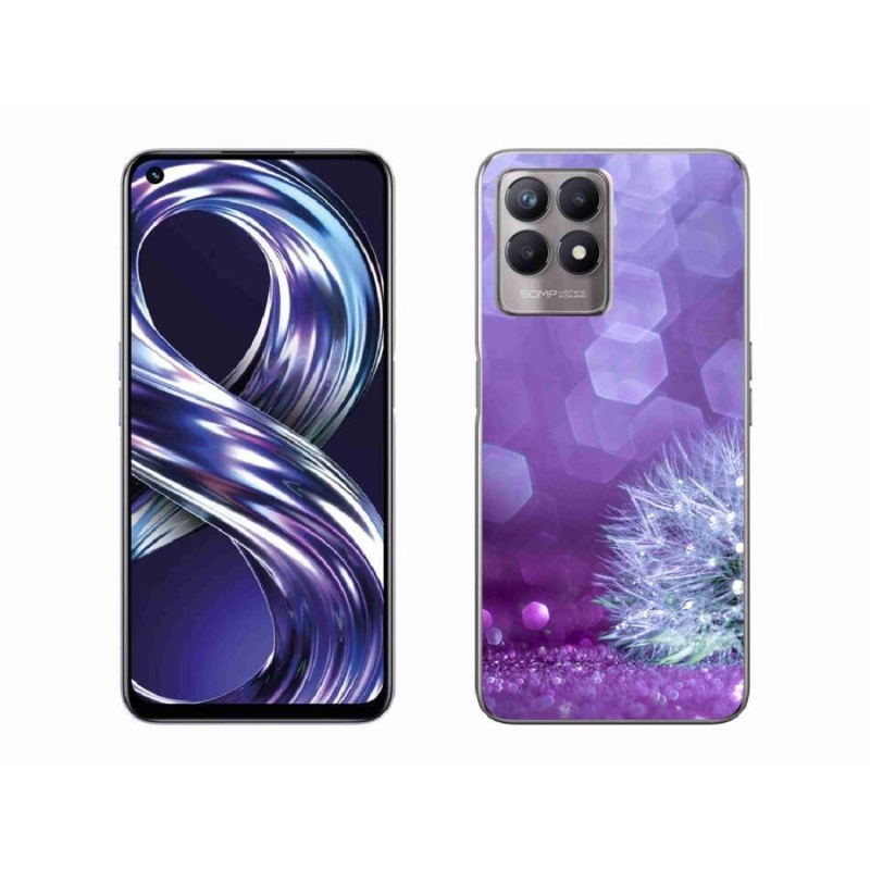 Gelový kryt mmCase na mobil Realme 8i - odkvetlá pampeliška 2