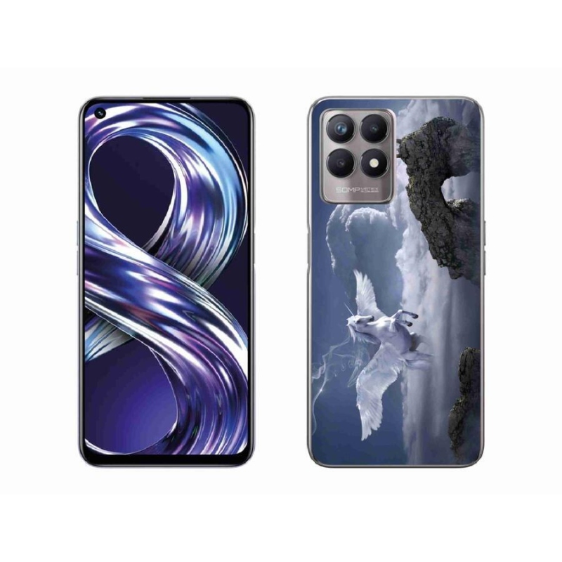 Gelový kryt mmCase na mobil Realme 8i - pegas