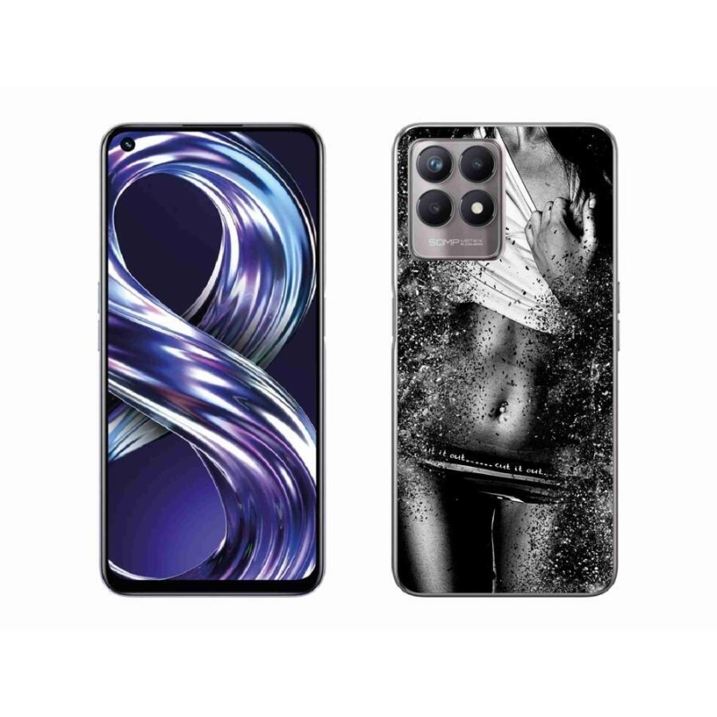 Gelový kryt mmCase na mobil Realme 8i - sexy žena 1