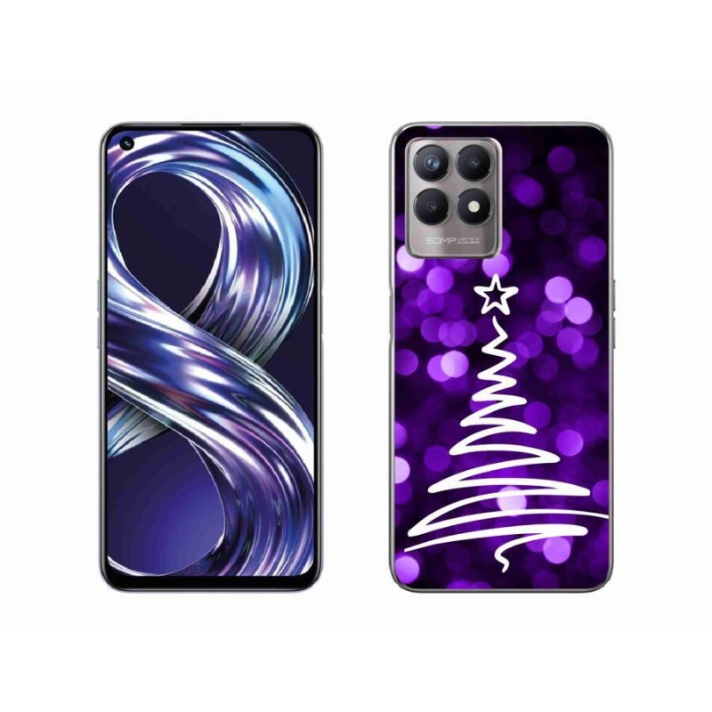 Gelový kryt mmCase na mobil Realme 8i - stromek