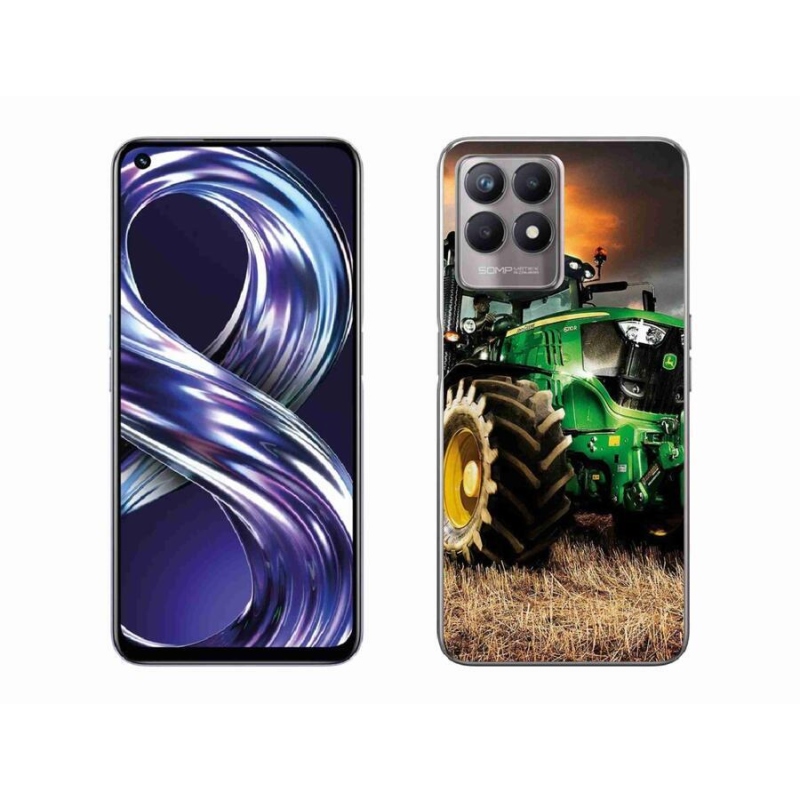 Gelový kryt mmCase na mobil Realme 8i - traktor