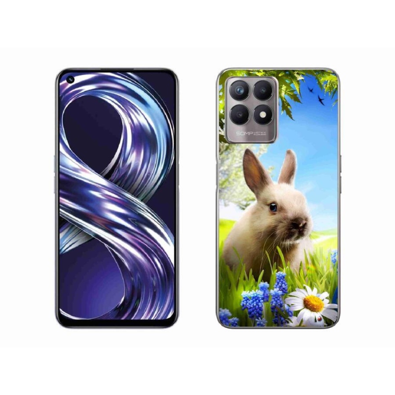 Gelový kryt mmCase na mobil Realme 8i - zajíček