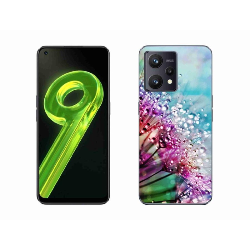 Gelový kryt mmCase na mobil Realme 9 4G - barevné květy