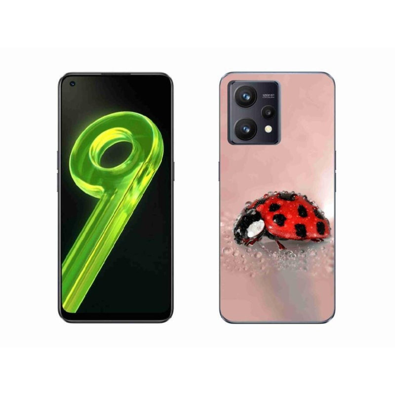 Gelový kryt mmCase na mobil Realme 9 4G - beruška