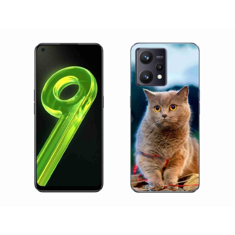 Gelový kryt mmCase na mobil Realme 9 4G - britská modrá 2