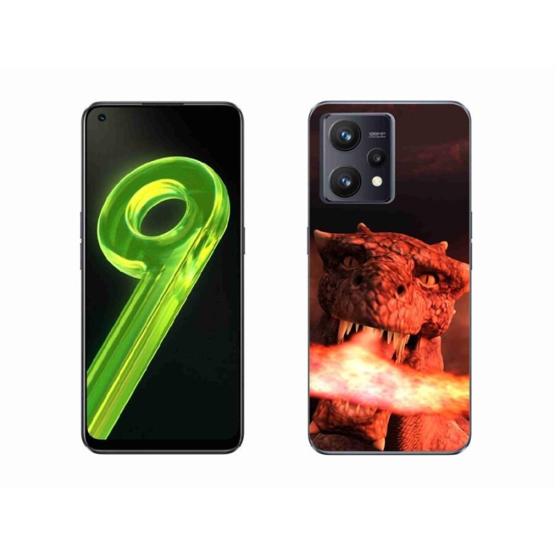 Gelový kryt mmCase na mobil Realme 9 4G - drak