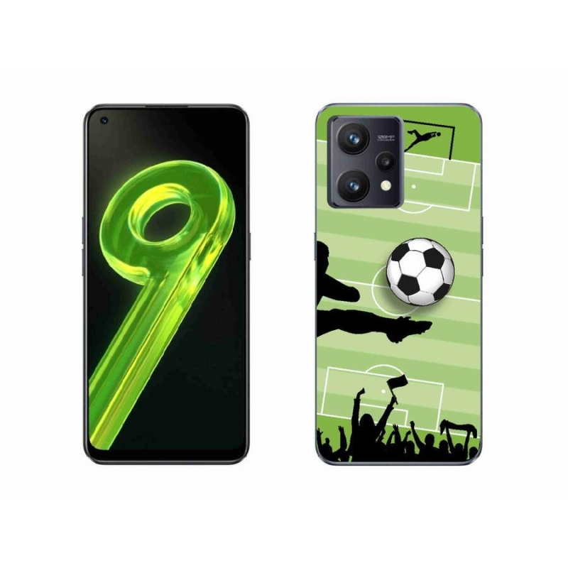 Gelový kryt mmCase na mobil Realme 9 4G - fotbal 3