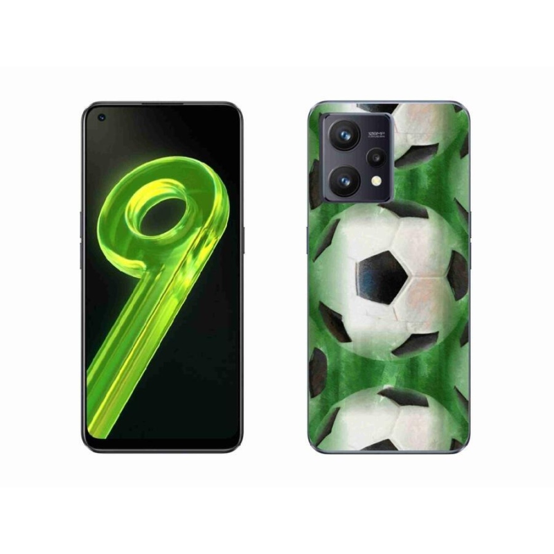 Gelový kryt mmCase na mobil Realme 9 4G - fotbalový míč