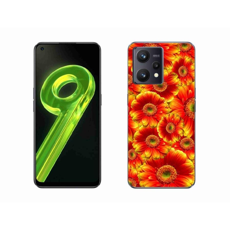 Gelový kryt mmCase na mobil Realme 9 4G - gerbera 1