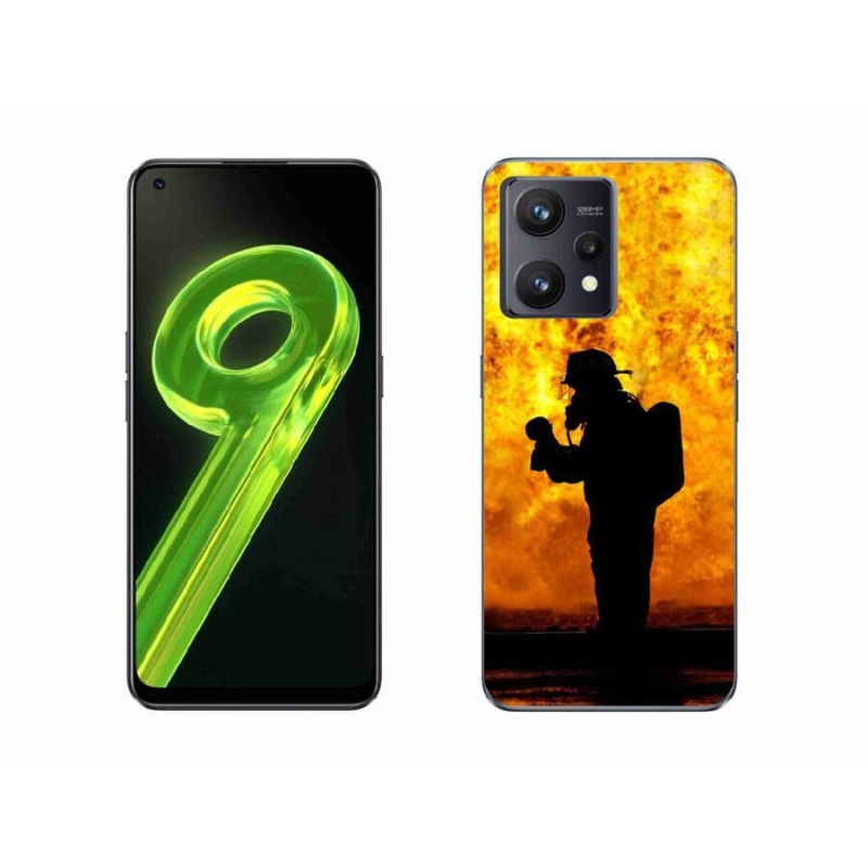 Gelový kryt mmCase na mobil Realme 9 4G - hasič