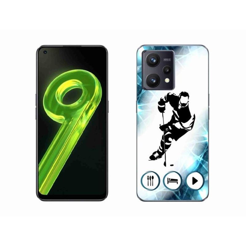 Gelový kryt mmCase na mobil Realme 9 4G - hokej 1